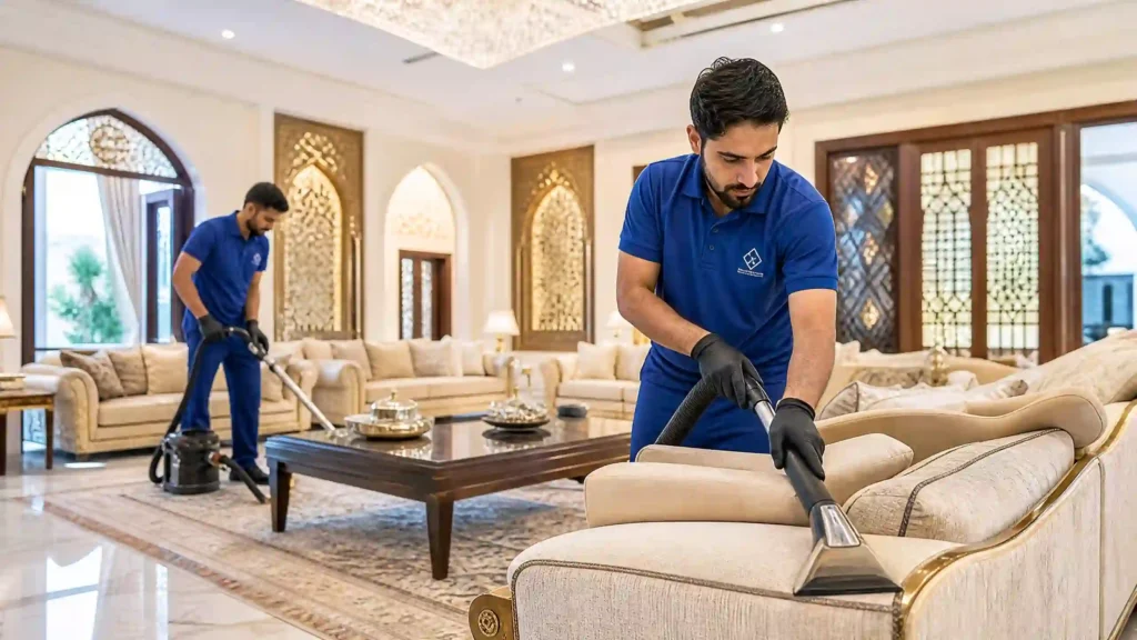 تنظيف فلل الفجيرة بخطة شاملة للمجالس والغرف والمطابخ من الجوهرة كلين