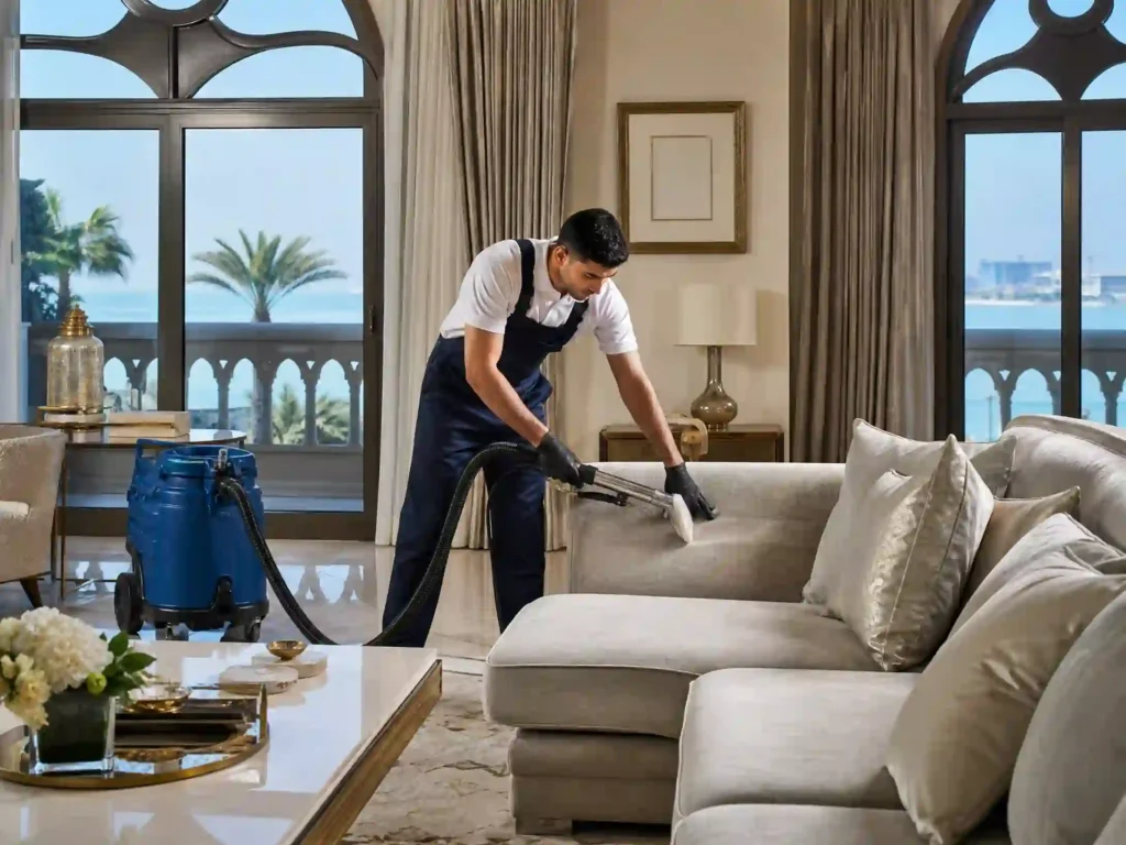 شركة تنظيف كنب في الامارات تقدم خدمات تنظيف وتعقيم الكنب وإزالة بقع الكنب الصعبة داخل المنازل